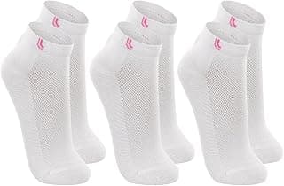 Kit 3 Pares De Meias Lupo Cano Curto Sport Algodão Feminino Oferta (Brancas, P (33 a 36))
