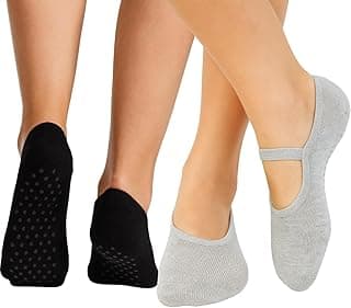 KLOUBE Meia Antiderrapante Yoga Pilates Ballet Unissex Solado em Silicone Aderente Respirável Ajuste Anatômico Conforto Treinos Estúdio Academia Casa