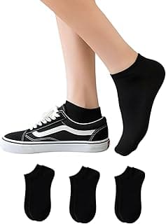 Genérico Kit 3 Pares Meia Soquete Cano Curto Algodão - Pacote Prático - Conforto Respirável - Masculino Tam 37-42 Cores Preto Branco Cinza
