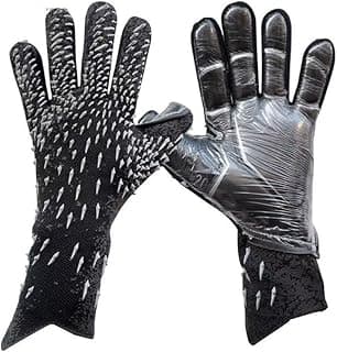 Luvas de goleiro de futebol com forte suporte de aderência