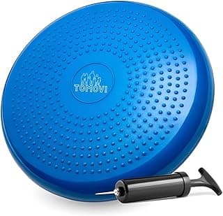 Disco De Equilíbrio Inflável Yoga Pilates Fisioterapia Com Bomba Infladora Tomóvi