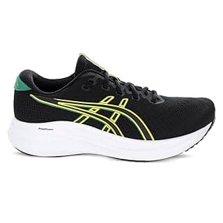 Tênis ASICS GEL-Excite 11 Masculino preto com detalhes em verde neon