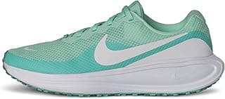 Tênis de corrida Nike Revolution 8 Road feminino verde e branco