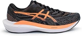 Tênis ASICS GEL-Nagoya 7 Masculino preto e laranja com design respirável e sola branca