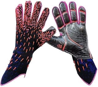 Luvas de goleiro de futebol com forte suporte de aderência
