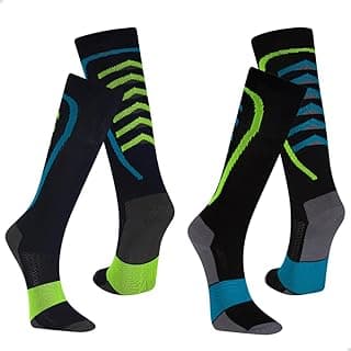 WINSTON Kit 2 Pares Meia Feminina Poliamida Compressão Alta Ciclismo Corrida Ortopédica Varizes Academia
