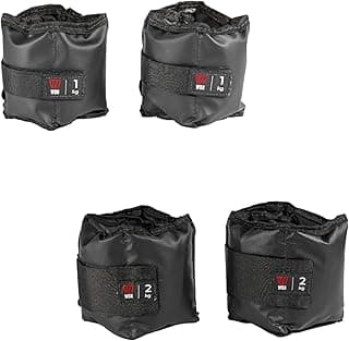 Kit Par Caneleiras Peso 1kg + 2kg Tornozeleira de Peso Academia Musculação Fisioterapia Treino Funcional