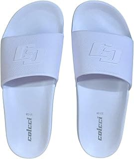 Chinelo slide branco de dedo Colcci Icone