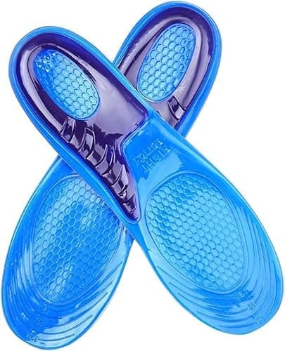 Palmilha Ortopédica Gel Palmilha de silicone Para Dores nos Pés, Alívio De Dor Calcanhar, Esporão, Fascite Plantar Tamanho Único Ajustável Homens e Mulheres - SHACK
