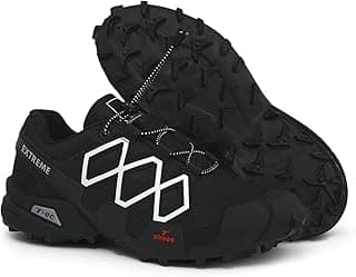 Tênis Extremecross Speed Trekking preto e branco com sola robusta