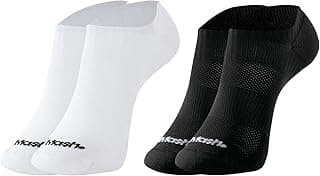 Kit 2 Pares Meia Invisível Mash Microfibra de Poliamida Esportiva Masculina Adulto