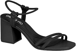 Du Shoes Sandália Feminina Beira Rio Salto Grosso 8436.213 - Original