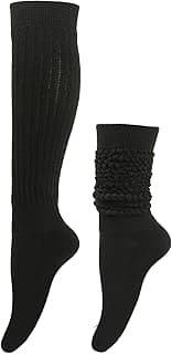 Generic Meias despojadas para mulheres, cano alto, cano alto, cano longo, botas femininas despojadas na coxa, botas macias para apertar, anos 80, outono, inverno, meias tamanho 5-10