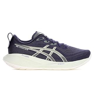 Tênis de corrida feminino ASICS Gel-Cumulus 27 azul marinho e cinza