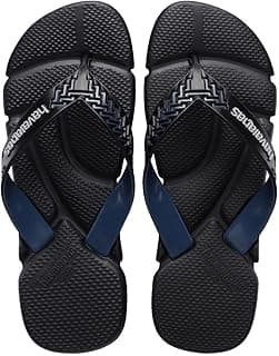 Chinelos Havaianas Power 2.0 Preto e Azul Indigo