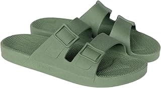 Linus Sandália Unissex - Sandálias Slip On, Confortável e Resistente, Fácil de Limpar, Vegano, Material 100% Reciclado - Menta