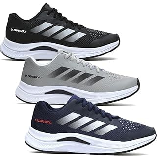 VUKS Kit 3 Pares Tenis Masculino Esportivo Macio Confortavel Corrida Academia