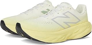 Tênis de corrida New Balance Fresh Foam X 1080 V14 feminino amarelo e branco