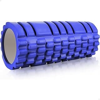 Rolo Massagem Foam Roller Liberação Miofascial Crossfit Yoga Pilates GT894 (Azul)