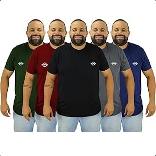 Genérico Camiseta Masculina Plus Size Dry Fit Esportiva – Leve, Respirável e Confortável – Corrida, Academia, Treino – Tamanhos G2/G3/G4