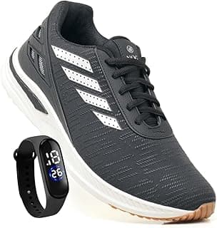 Genérico Tênis Masculino Para Caminhada Academia Esportivo Original + Relogio