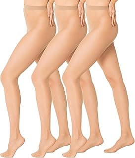 Genérico Kit 3 Meia-Calça Fio 20, W06308, Trifil – Efeito Transparente, Confortável e Resistente – Ideal para o Dia a Dia