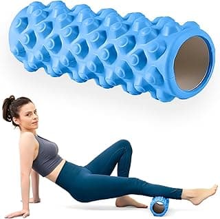 Rolo de Liberação Miofascial Andarix Active Foam Roller para Yoga Massagem Pilates Academia Crossfit em EVA (Azul)