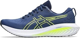 Tênis de corrida masculino ASICS Gel-Excite 10 azul e verde neon