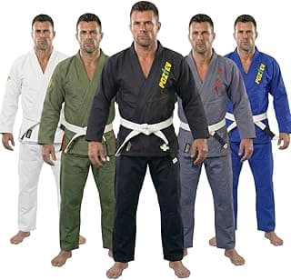 POZTEV Quimonos Brazilian Jiu Jitsu Gi para homens e mulheres BJJ Gi Grappling Kimonos tecido leve pré-encolhido uniforme de artes marciais