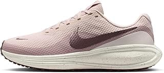 Tênis Nike Revolution 8 Road feminino rosa pálido e branco
