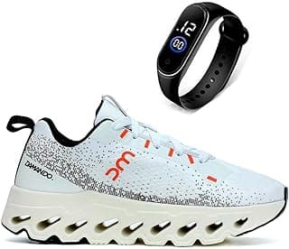 VUKS Tênis Esportivo Leve Confortável Treino Corrida Dm Damando SprintMax + Relógio Digital