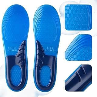 Palmilha Ortopédica de Silicone Gel, Conforto Extremo, Absorção de Impacto, Ajuste Anatômico, 36 a 41, Suporte para Pés Cansados