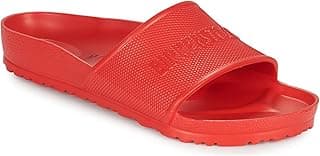 BIRKENSTOCK Sandália Mules Masculina, Vermelho ativo, 13