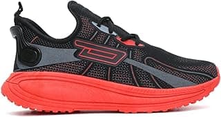 VUKS Tenis Masculino Esportivo Leve Confortável Corrida Caminhadas Longas (Vermelho, BR, Adulto, Numérico, 40)