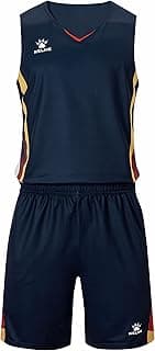 KELME Camisa de basquete profissional e shorts para homens e mulheres - Camisa e shorts unissex de basquete - Uniforme de time Scrimmage