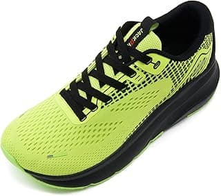 JACKSHIBO Sapatos masculinos com bico largo, suporte de arco, tênis de largura larga para corrida, caminhada, tênis, ortopédico, fascite plantar, treino, com sola grossa acolchoada zero drop