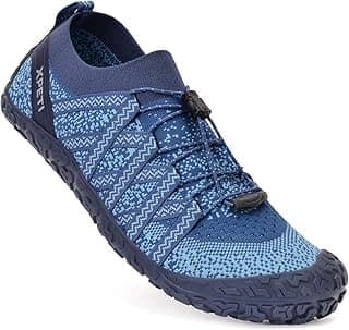 XPETI Tênis de corrida de trilha masculino tamanho 8,5 azul marinho