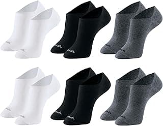 Kit 6 Pares Meia Sapatilha Invisível Mash com Faixa Tensora Esportiva Active Unissex Adulto