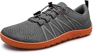 WateLves Barefoot Shoes Tênis de corrida masculino, minimalista, bico largo, sem queda, trilha, caminhada, cross training