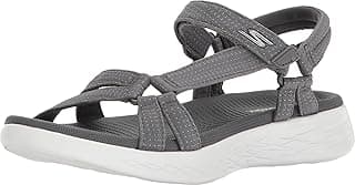 Sandália esportiva Skechers 600 em movimento - Brilho feminino