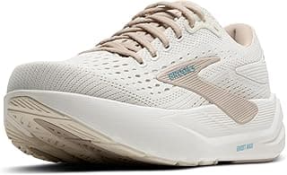 Tênis de corrida e caminhada Brooks Ghost Max 3 Neutral feminino branco e cinza