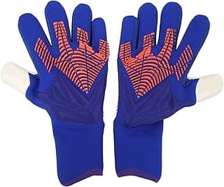 banapoy Luvas Goleiro Futebol Profissional, Látex Premium e Náilon Com Forte Aderência e Proteção para Os Dedos, Design Malha Respirável para Homens,