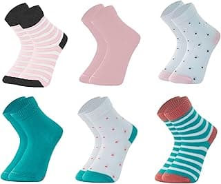 Kit 6 Pares Meias Bebê INFANTIL Mash Recém Nascido Criança Algodão Cano Médio