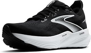 Brooks Tênis de corrida masculino Glycerin 22 Neutral, preto/cinza/branco, 10.5