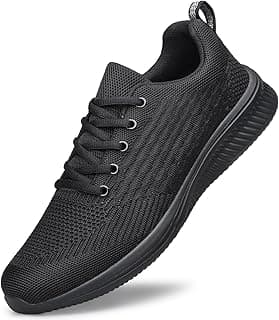 Raoendis Tênis de corrida masculino, ultraleve, respirável, antiderrapante, atlético, moderno, malha, treino, casual, esportivo