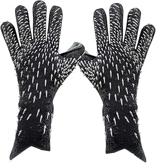 Luvas de goleiro de futebol KOCOME com aderência forte e suporte de dedo, tamanho 6/7/8/9/10