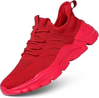 Socviis Tênis de corrida masculino, sem cadarço, para caminhada, leve, respirável, de malha