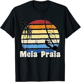 Meia Praia Portugal Windsurfing Windsurf Beach T-Shirt for Men Women