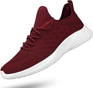 Feethit Tênis de corrida masculino sem cadarço, leve, respirável, antiderrapante, confortável, moderno, para homens