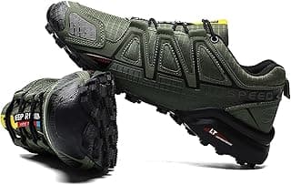 baobeijiadao Tênis de caminhada masculino para caminhada ao ar livre, trilha, corrida, impermeável, antiderrapante